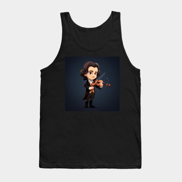 Niccolò Paganini Tank Top by ComicsFactory